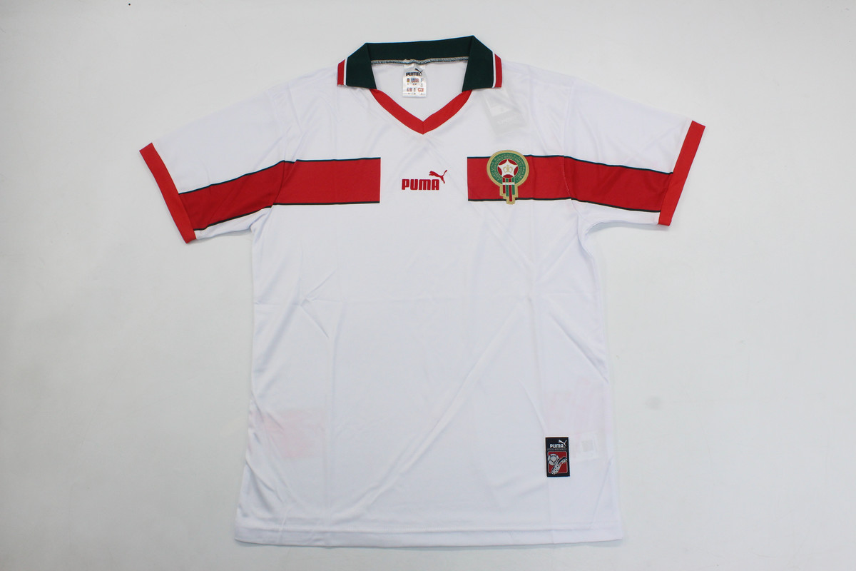 AAA Quality Morocco 1998 World Cup Away Soccer Jersey